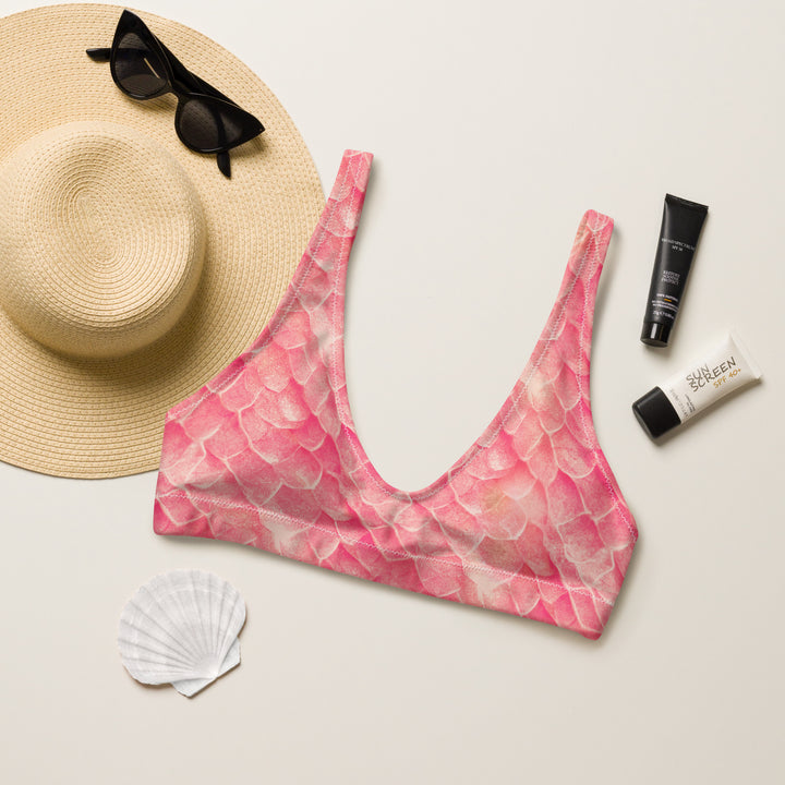 Padded Bikini Top in Pink