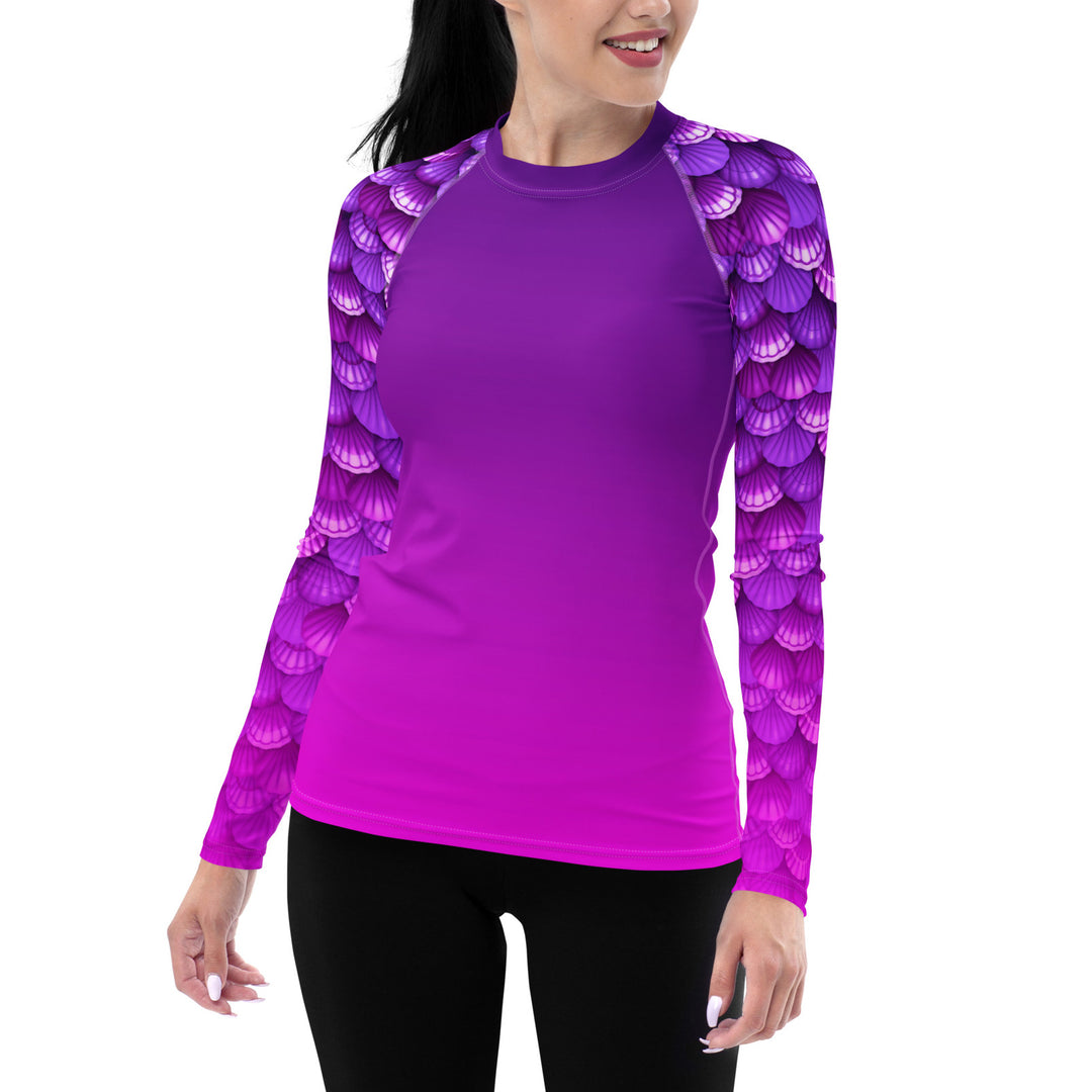 Fitted Rashguard in Purple 