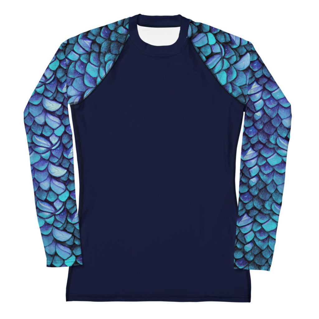 Fitted Rashguard in Purple - Front View