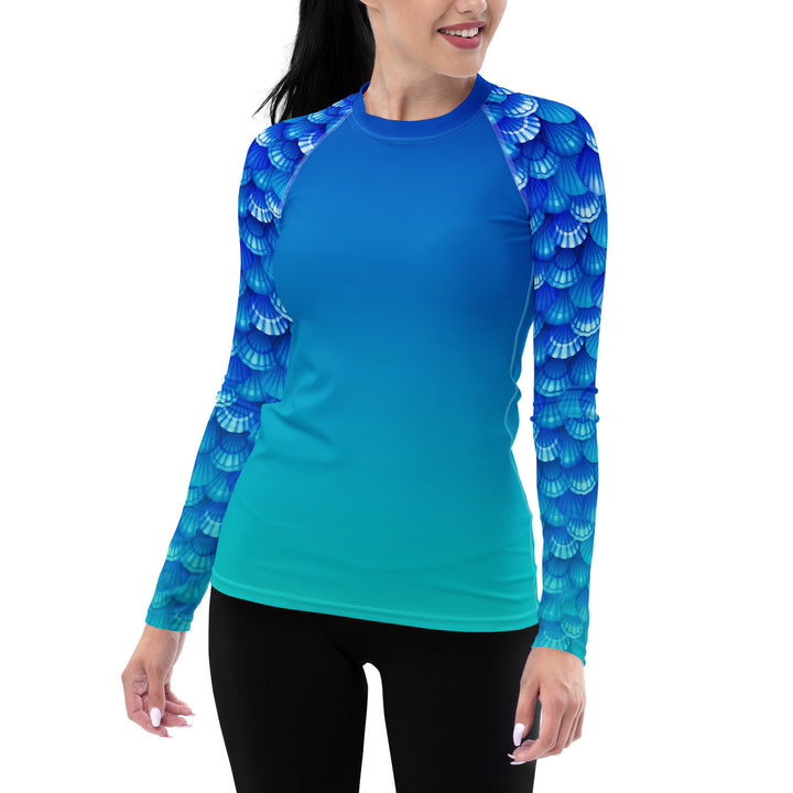 Fitted Rashguard in Blue