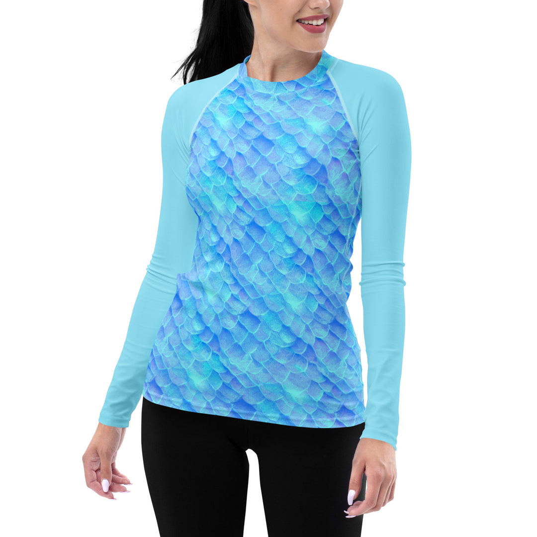 Fitted Rashguard in Blue